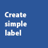 Labelstar Office - Create a simple label
