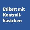Labelstar Office – Etiqueta con casilla de comprobación (Sólo en Alemán)